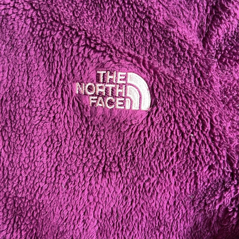 The North Face Jacket Womens Small Purple Fleece Full Zip Lined Logo Pockets